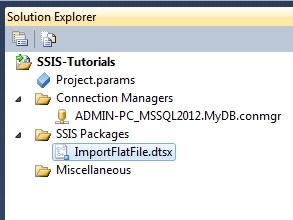 Import Flat File To SQL Server With SSIS