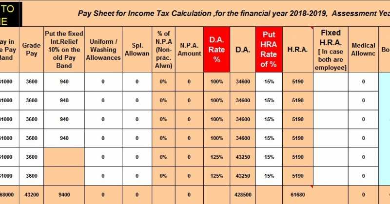 Important Changes In Tax Rules From FY 2018-19, With Automated Arrears Relief Calculator U/s 89(1) From F.Y.2000-01 To F.Y.2018-19