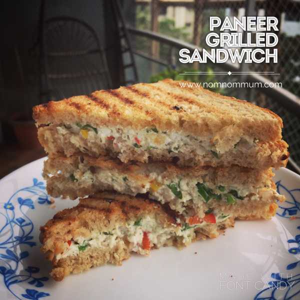 In Love With Paneer - Part 03 {Super Easy Paneer Grill Sandwiches}