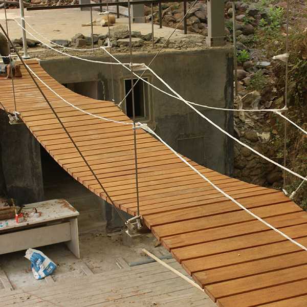 In Progress: Magic Bus Rope Bridge