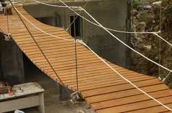 In Progress: Magic Bus Rope Bridge