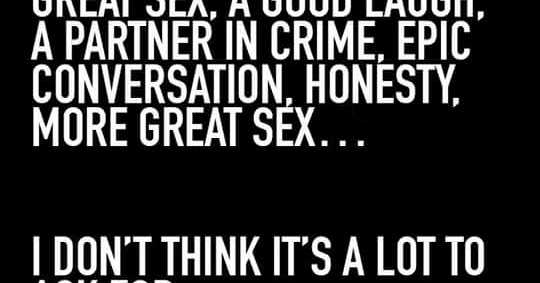 In Search Of Great Sex