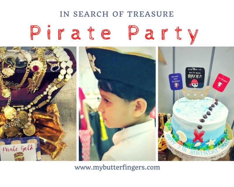In Search Of Treasure - Pirate Birthday Party - Butterfingers