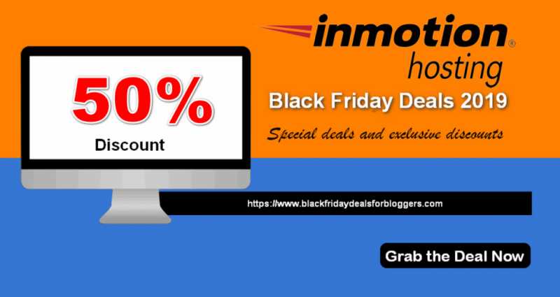 InMotion Hosting Black Friday Deal 2019 - Cyber Monday Sale (50% OFF)
