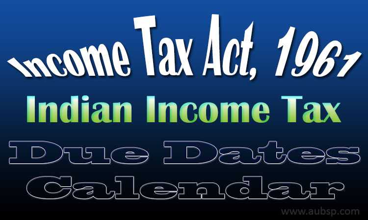 Income Tax Due Dates April 2019: 12 Month Tax Calendar Income Tax