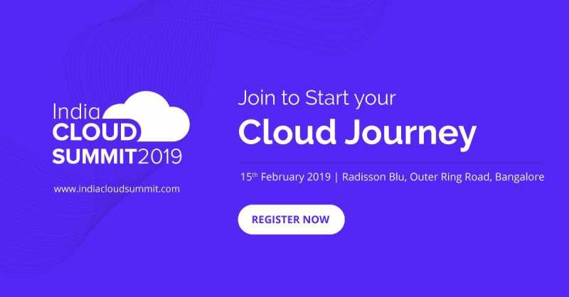 India Cloud Summit Bangalore 2019 - Dhempe Travel Blog