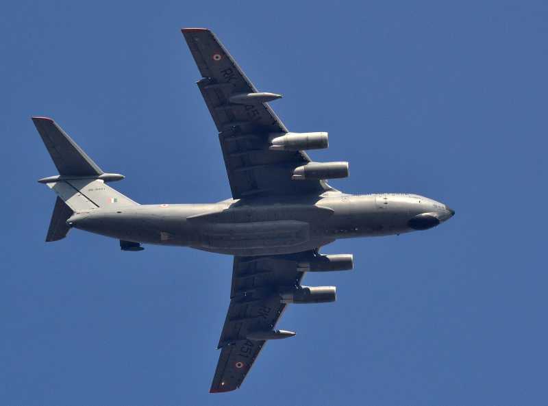 Indian Airforce (IAF) IL-76 & Sukhoi MKI Final Practice Before 63rd Republic Day