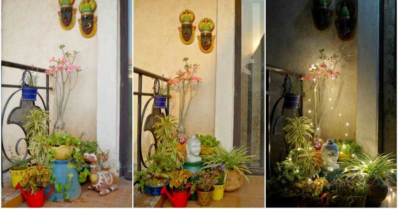 Indian Balcony Garden Decor 