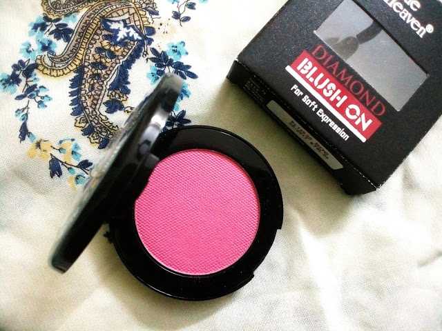 Indian Beauty Network: Blue Heaven Diamond Blush On In Shade 506 Review!