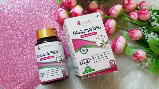 Indian Beauty Network: Everteen Menopausal Relief Natural Capsules With Black Cohosh Review!