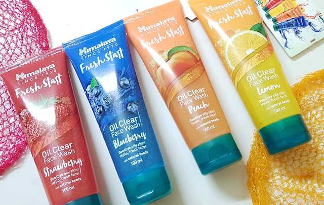 Indian Beauty Network: Himalaya Fresh Start Face Wash In Blueberry, Strawberry, Peach And Lemon Review!
