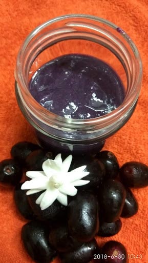 Indian Blackberry (Jamun) And Spirulina Spread Recipe