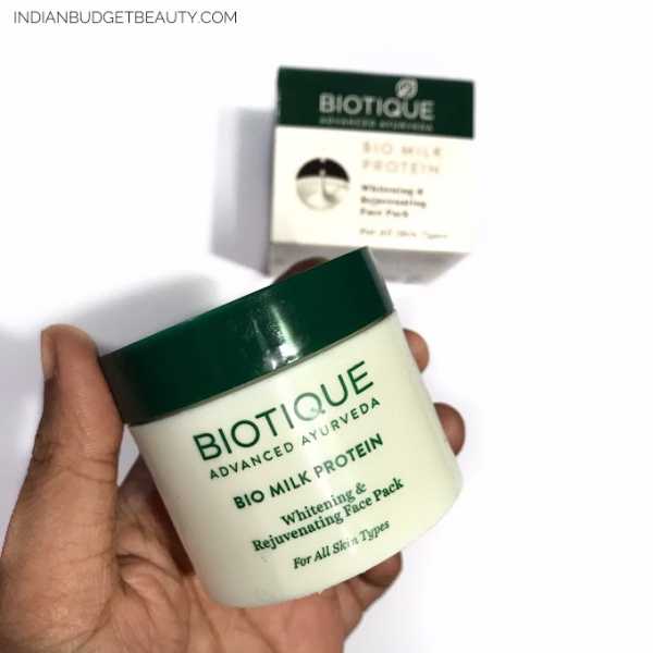 Indian Budget Beauty | Indian Makeup & Beauty Blog: Biotique Bio Milk Protein Face Pack Review