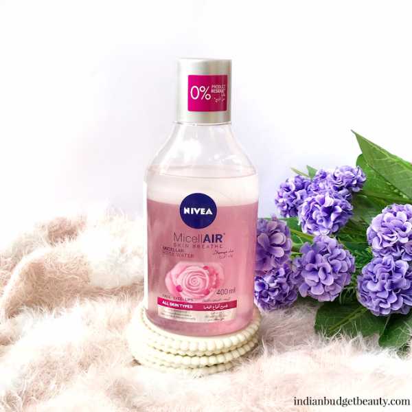 Indian Budget Beauty | Indian Makeup, Beauty & Lifestyle Blog: Nivea Skin Breathe Micellar Rose Water Review | Under Rs.500