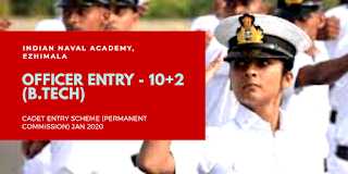 Indian Navy Invite Application For OFFICER ENTRY 
