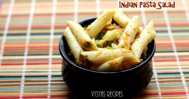 Indian Pasta Salad - Penne Pasta Salad