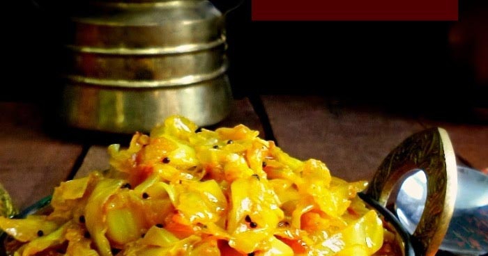 Indian-Style Yellow Cabbage