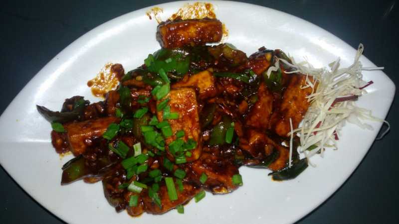 Indo-Chinese Chilli Paneer, Indian Recipe With Chinese Influence
