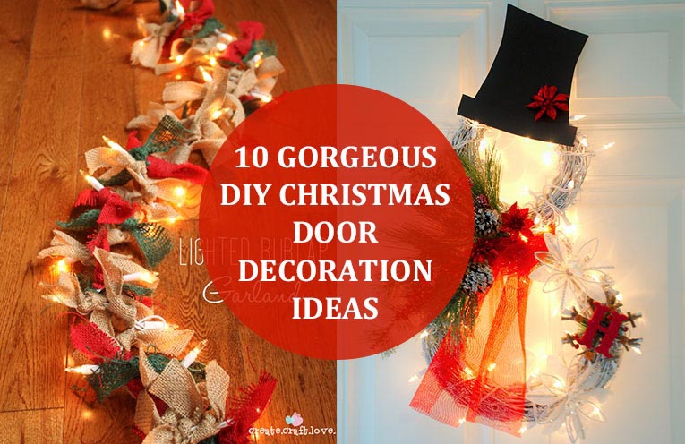 Inexpensive Best Christmas Door Decoration Ideas