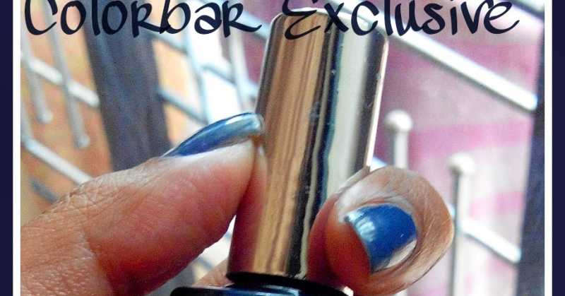 Ink Blue Nails With Colorbar Exclusive