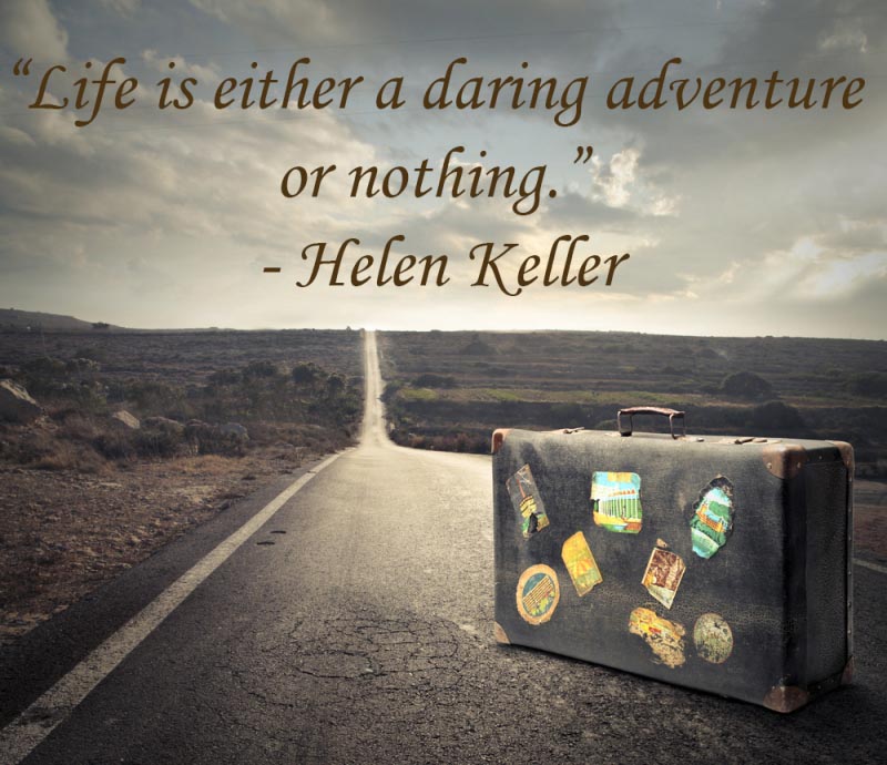 Inspirational Travel Quote Of The Week - Helen Keller
