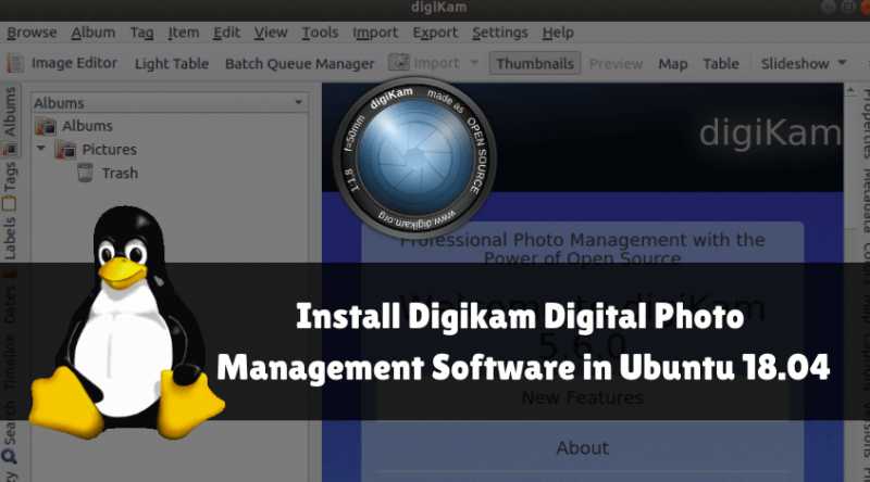 Install Digikam Digital Photo Management Software In Ubuntu 18.04