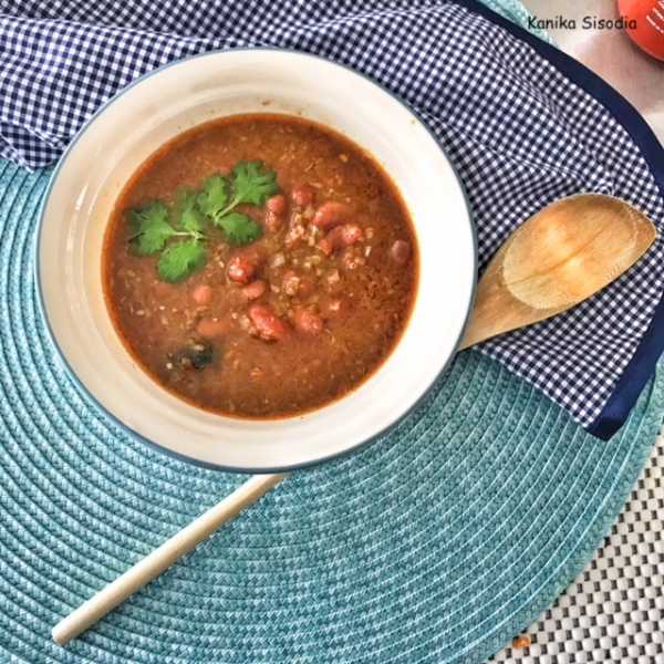 Instant Pot Rajma ~ Curried Kidney Beans