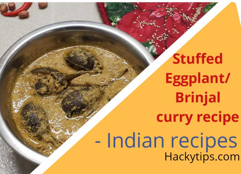 Instant Pot Recipes: Stuffed Eggplant/Brinjal Curry | Indian Style