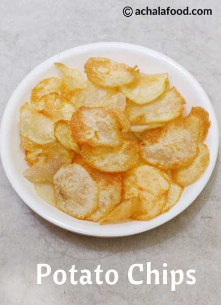 Instant Potato Chips Recipe | Crispy Homemmade Chips Recipe
