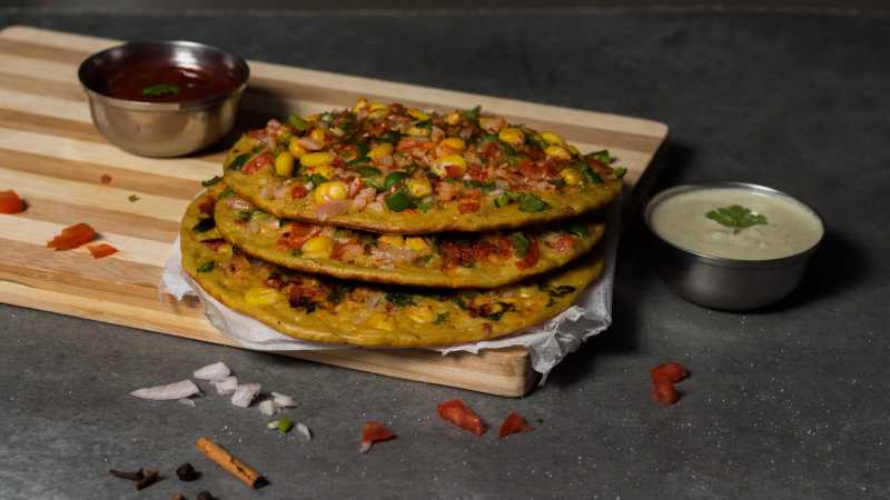 Instant Wheat Uttapam Recipe - Indian Vegetarian Recipes By Siddhi - Quick Recipes & Cooking Ideas