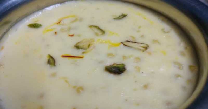 Instant Saffron Sago (sabudana) Kheer Recipe 