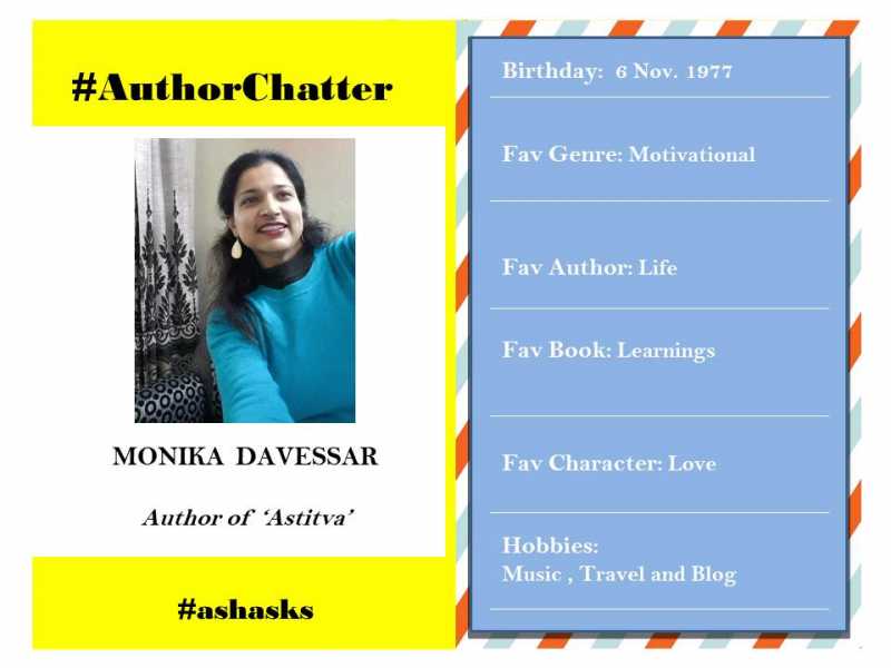 Interview With Monika Davessar, Author Of ‘Astitva’ #ashasks