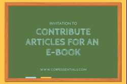 invitation to contribute articles for an e-book
