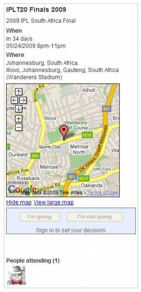 Invite Viewers With Event Gadget.