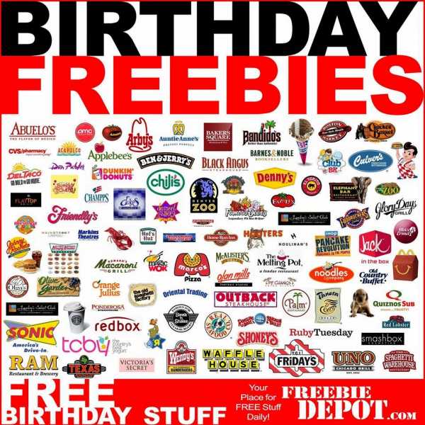 Is Your Birthday Coming Up? If So, You Can Get Free Food At Any Of These Places!