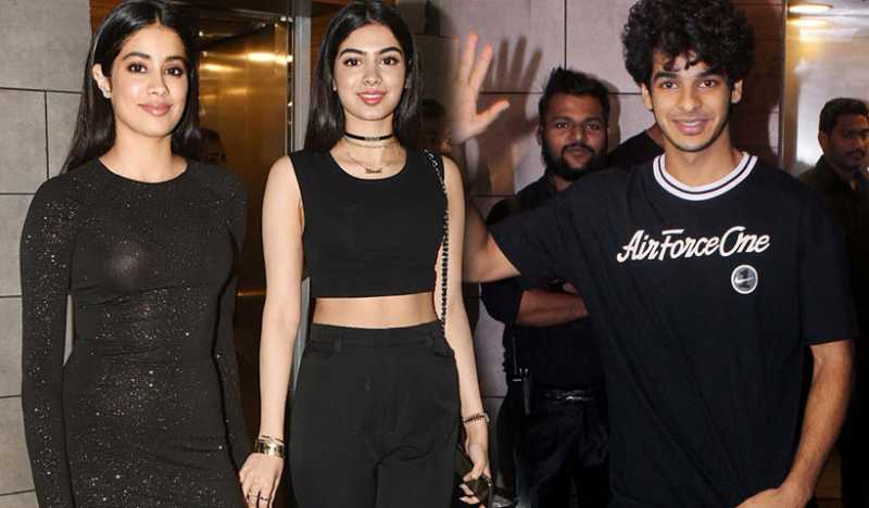 Ishaan Khattar And Jhanvi Kapoor On Dhadak Success Bash | Images Gyan