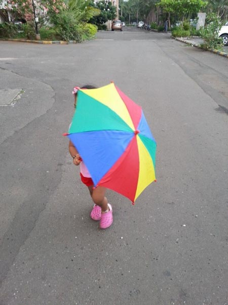 It Was All About Getting Wet And Playing In The Muddy Puddles