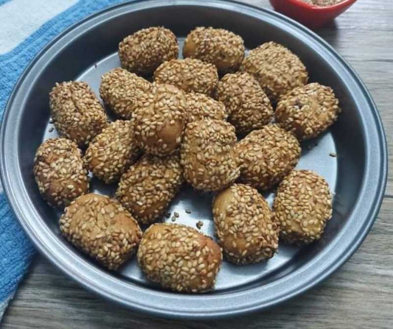 Italian Sesame Seed Cookies Recipe | Biscotti Regina | Air Fryer Recipes - Nams Corner