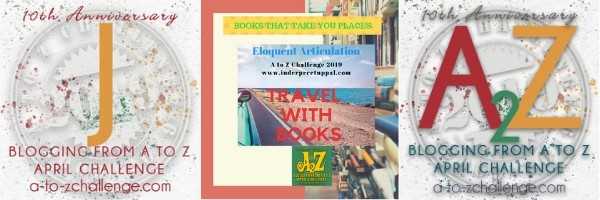 J Is JAPAN #TravelWithBooks #AtoZchallenge @AprilA2Z