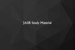 JAIIB Study Material 