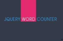 JQuery Word Counter