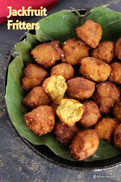 Jackfruit Fritters | Jackfruit MuLka Using Wheat Flour - Udupi Recipes