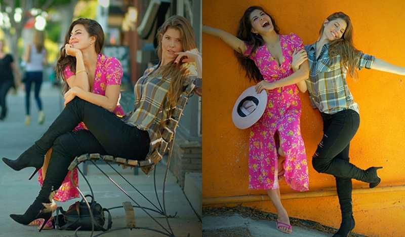 Jacqueline Fernandez And Amanda Cerny Looks Like Sister