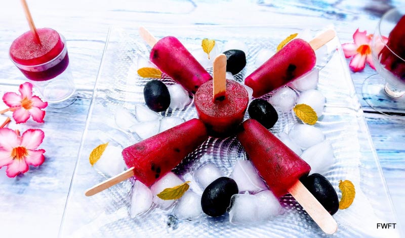 Jamun Popsicles/ Black Plum Ice Lollies