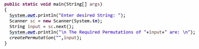 Java Program To Find All Permutations Of A Given String Using Recursion [PDF Download]