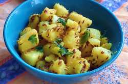 Jeera Aloo recipe - Roast potatoes with cumin seeds - My Indian Taste