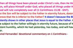 Jesus’ amazing humility