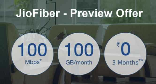 JioFiber Preview Offer Get Register For Jio Fiber Broadband Launch Date