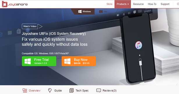 Joyoshare UltFix Review: Powerful IOS System Recovery Software
