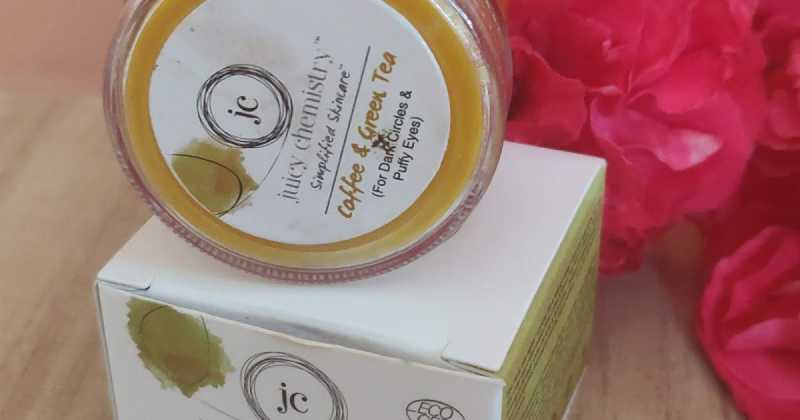 Juicy Chemistry Coffee And Green Tea Eye Cream Review
